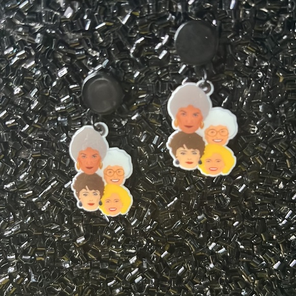 Golden Girls Drop Earrings - Picture 16 of 17